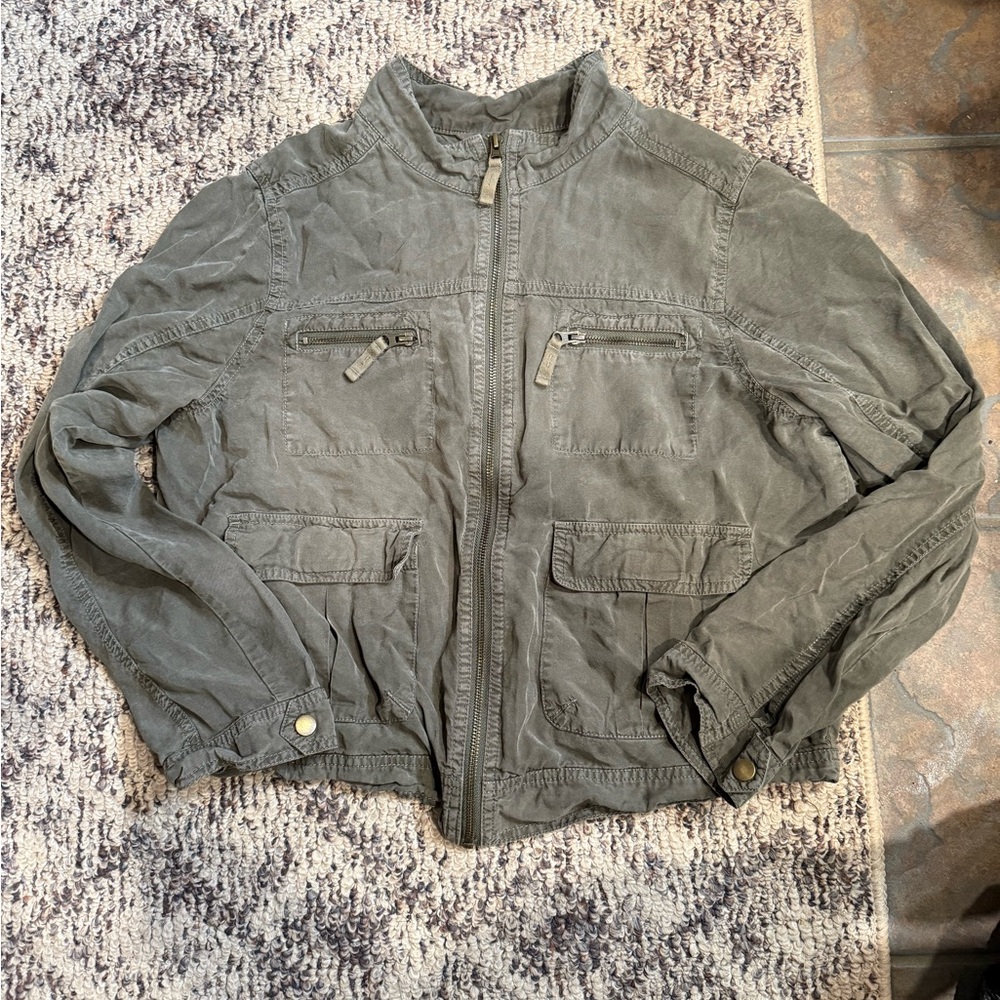 Mossimo Supply Co. Olive Military Jacket
